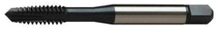 Kennametal - 5/16-24 UNF, 3 Flute, Oxide Finish, Vanadium High Speed Steel Spiral Point Tap - Plug Chamfer, Right Hand Thread, 2-23/32" OAL, 0.669" Thread Length, 0.318" Shank Diam, Series 8301 - Exact Industrial Supply