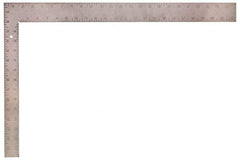 Empire Level - 24" Blade Length x 2" Blade Width, 16" Base Length x 1-1/2" Base Width Steel Square - 2 Inch Wide Blade, 1-1/2 Inch Wide Base - Industrial Tool & Supply