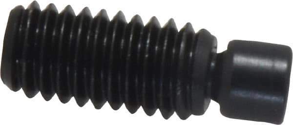 Gibraltar - 3/8-16, 1" OAL, Alloy Steel, Swivel Pad - Black Oxide Finish, 0.293" Pad Diam, 3/4" Thread Length, 7.5° Swivel Angle, 3/16" Hex Key - Industrial Tool & Supply