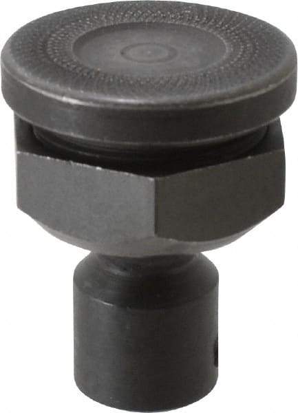 Bessey - 1 Piece, Plastic Cap Pivoting Serrated Clamp Pad - 35° Pivot Angle, For Use with Bessey 1200, 1800, 2400 & 4800 Series Clamps - Industrial Tool & Supply