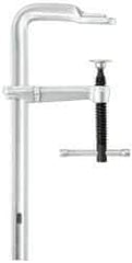 Bessey - 3-1/8" Deep Throat, 4" Max Capacity, Standard Sliding Arm Clamp - 550 Lb Clamping Pressure, 0.55" Spindle Diam - Industrial Tool & Supply