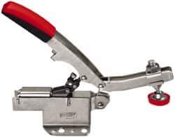 Bessey - 700 Lb Holding Capacity, Horizontal Handle, Manual Hold Down Toggle Clamp - U-Bar, Flanged Base, Steel - Industrial Tool & Supply