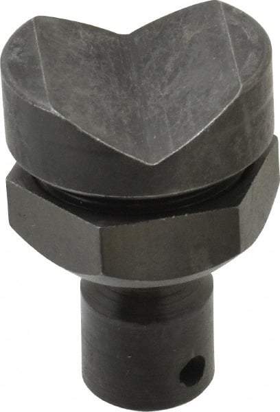 Bessey - 1 Piece, Plastic Cap Pivoting V-Groove Clamp Pad - 35° Pivot Angle, For Use with Bessey 1200, 1800, 2400 & 4800 Series Clamps - Industrial Tool & Supply