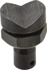 Bessey - 1 Piece, Plastic Cap Pivoting V-Groove Clamp Pad - 35° Pivot Angle, For Use with Bessey 1200, 1800, 2400 & 4800 Series Clamps - Industrial Tool & Supply