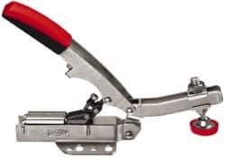 Bessey - 700 Lb Holding Capacity, Horizontal Handle, Manual Hold Down Toggle Clamp - U-Bar, Flanged Base, Steel - Industrial Tool & Supply