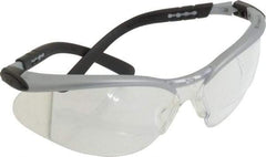 3M - +1.5, Clear Lenses, Anti-Fog, Framed Magnifying Safety Glasses - Silver Plastic Frame, ANSI Z87.1-2010 - Industrial Tool & Supply