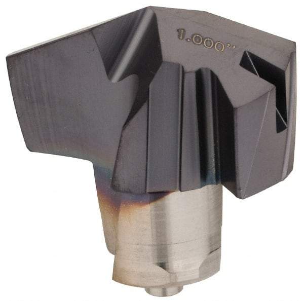 Iscar - Series ICM, 1" Diam Grade IC908 140° Replaceable Drill Tip - Carbide, TiAlN Finish, 25 Seat Size, Through Coolant - Industrial Tool & Supply