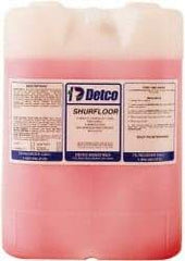 Detco - 5 Gal Container Cleaner - Use on Resilient Flooring - Industrial Tool & Supply