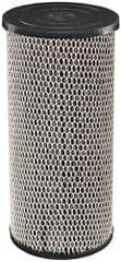 Dupont - 4" OD, 5µ, Spun-Wound Polypropylene & Universal Heavy Duty Carbon Wrap 2 Phase Cartridge Filter - 10" Long, Reduces Sediments, Tastes, Odors & Chlorine - Industrial Tool & Supply