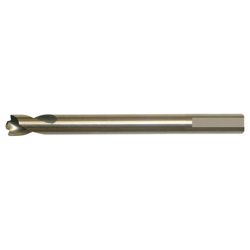 8.00mm RHS / RHC HSS-CO 8% (M42) 135 Degree Split Point Welding Point Drill - Straw / Gold Oxide - Exact Industrial Supply