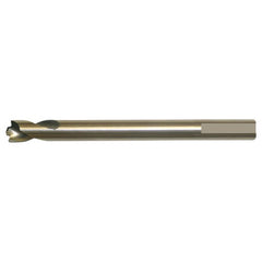 8.00mm RHS / RHC HSS-CO 8% (M42) 135 Degree Split Point Welding Point Drill - Straw / Gold Oxide - Exact Industrial Supply