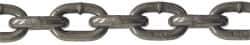 CM - 3/4" Welded High Test Chain - 20,200 Lb Capacity, Grade 43, 100' Long, Carbon Steel, Hot-Dipped Galvanized Finish - Industrial Tool & Supply