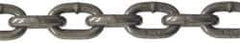 CM - 1/2" Welded High Test Chain - 9,200 Lb Capacity, Grade 43, 200' Long, Carbon Steel, Self-Colored Finish - Industrial Tool & Supply