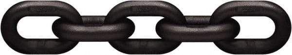 CM - 3/4" Welded Alloy Chain - 35,300 Lb Capacity, Grade 100, 100' Long, Alloy Steel, Powder Coated Finish - Industrial Tool & Supply