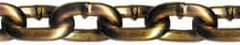 CM - 5/16" Welded Transport Chain - 4,700 Lb Capacity, Grade 70, 550' Long, Carbon Steel, Yellow Chromate Finish - Industrial Tool & Supply