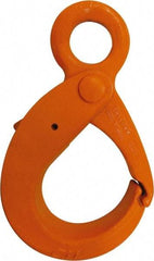 CM - Chain Grade 100, 15,000 Lbs. Load Limit Eye Latchlok Hook - 2.91 Inch Hook Throat, 8.79 Inch Reach, 1.57 Inch Eye Inside Diameter, 1/2 Inch Chain Diameter, 10.37 Inch Overall Length, 0.79 Inch Eye Thickness - Industrial Tool & Supply