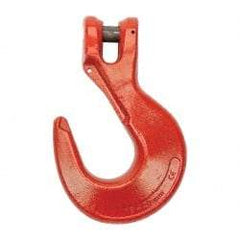 CM - 3/4 Inch Chain Diameter, Grade 100 Clevis Hook - 35,300 Lbs. Load Capacity, 0.88 Inch Inside Diameter, 0 Inch Pin Diameter, 2.09 Inch Hook Throat, 10.8 Inch Overall Length, 7.09 Inch Hook Width - Industrial Tool & Supply
