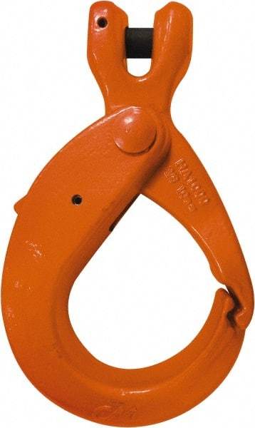 CM - 9/32 Inch Chain Diameter, Grade 100 Clevis Hook - 4,300 Lbs. Load Capacity, 0.35 Inch Inside Diameter, 0.36 Inch Pin Diameter, 1.64 Inch Hook Throat, 5.74 Inch Overall Length, 3.77 Inch Hook Width - Industrial Tool & Supply