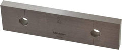 Mitutoyo - 5" Rectangular Steel Gage Block - Accuracy Grade 0, Includes Certificate of Inspection - Industrial Tool & Supply