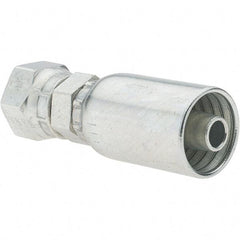 Parker - 11/16-16 Seal-Lok Steel Hydraulic Hose Swivel - -6 Hose Size, 3/8" Hose Diam - Industrial Tool & Supply