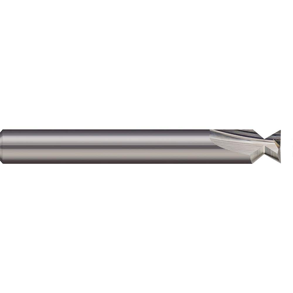 Harvey Tool - 40° 5/8" Cut Diam, 3/8" Cut Width, Solid Carbide Dovetail Cutter - Exact Industrial Supply