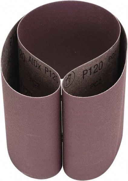 3M - 6" Wide x 48" OAL, 120 Grit, Aluminum Oxide Abrasive Belt - Aluminum Oxide, Coated, Cloth Backing, Series 341D - Industrial Tool & Supply