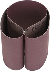 3M - 6" Wide x 48" OAL, 120 Grit, Aluminum Oxide Abrasive Belt - Aluminum Oxide, Coated, Cloth Backing, Series 341D - Industrial Tool & Supply