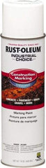 Rust-Oleum - 15 fl oz White Marking Paint - Water-Based Formula - Industrial Tool & Supply