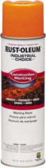 Rust-Oleum - 15 fl oz Orange Marking Paint - Water-Based Formula - Industrial Tool & Supply