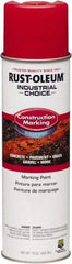 Rust-Oleum - 15 fl oz Red Marking Paint - Water-Based Formula - Industrial Tool & Supply