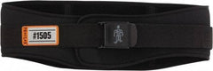 Ergodyne - Size S, Cam Buckle, Nylon/Foam Belt - 25 to 30" Waist, 6-1/4" Wide, Black - Industrial Tool & Supply
