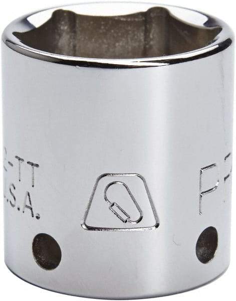Proto - 9/16", 3/8" Drive, Standard Hand Socket - 12 Points, 1-1/8" OAL, Steel, Chrome Finish - Industrial Tool & Supply
