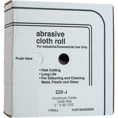 Value Collection - Shop Rolls   Abrasive Material: Aluminum Oxide    Roll Width (Inch): 2 - Industrial Tool & Supply