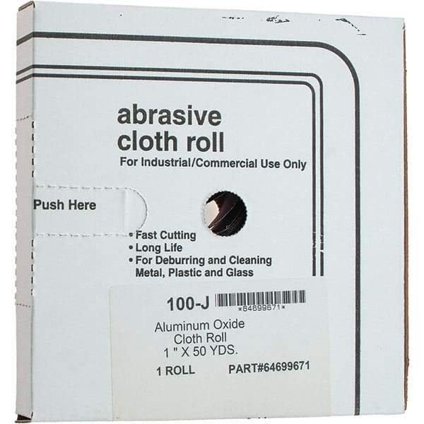 Value Collection - Shop Rolls   Abrasive Material: Aluminum Oxide    Roll Width (Inch): 1 - Industrial Tool & Supply