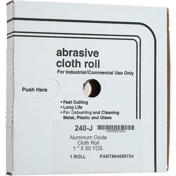 Value Collection - Shop Rolls   Abrasive Material: Aluminum Oxide    Roll Width (Inch): 1 - Industrial Tool & Supply