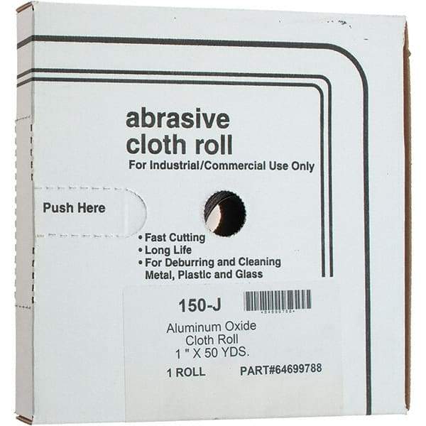 Value Collection - Shop Rolls   Abrasive Material: Aluminum Oxide    Roll Width (Inch): 1 - Industrial Tool & Supply