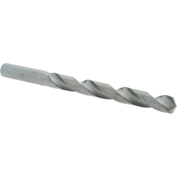 Import - 3/8" 118° High Speed Steel Jobber Drill - Oxide Finish, Right Hand Cut, Spiral Flute, Straight Shank, 5" OAL, Standard Point - Industrial Tool & Supply