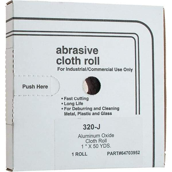 Value Collection - Shop Rolls   Abrasive Material: Aluminum Oxide    Roll Width (Inch): 1 - Industrial Tool & Supply