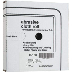 Made in USA - Shop Rolls   Abrasive Material: Silicon Carbide    Roll Width (Inch): 1-1/2 - Industrial Tool & Supply