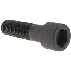 Made in USA - 7/8-9 UNC Hex Socket Drive, Socket Cap Screw - Alloy Steel, Black Oxide Finish, Fully Threaded, 3-1/4" Length Under Head - Industrial Tool & Supply