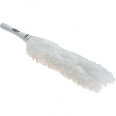 Value Collection - Microfiber Duster - 23" OAL, White - Industrial Tool & Supply