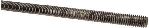 Made in USA - 3/8-16 UNC (Coarse), 3' Long, Stainless Steel Threaded Rod - Right Hand Thread - Industrial Tool & Supply