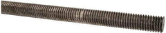 Made in USA - 1/2-13 UNC (Coarse), 3' Long, Stainless Steel Threaded Rod - Right Hand Thread - Industrial Tool & Supply
