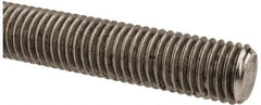 Made in USA - 5/8-11 UNC (Coarse), 3' Long, Stainless Steel Threaded Rod - Right Hand Thread - Industrial Tool & Supply