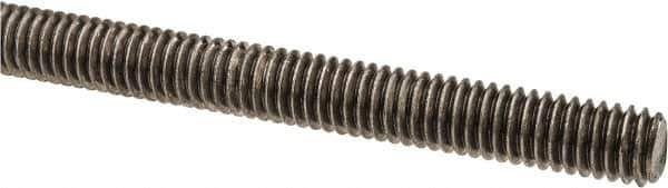 Made in USA - 5/16-18 UNC (Coarse), 6' Long, Stainless Steel Threaded Rod - Right Hand Thread - Industrial Tool & Supply