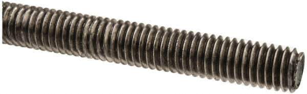 Made in USA - 3/8-16 UNC (Coarse), 6' Long, Stainless Steel Threaded Rod - Right Hand Thread - Industrial Tool & Supply