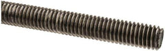 Made in USA - 3/8-16 UNC (Coarse), 6' Long, Stainless Steel Threaded Rod - Right Hand Thread - Industrial Tool & Supply