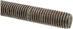 Made in USA - 5/8-11 UNC (Coarse), 6' Long, Stainless Steel Threaded Rod - Right Hand Thread - Industrial Tool & Supply