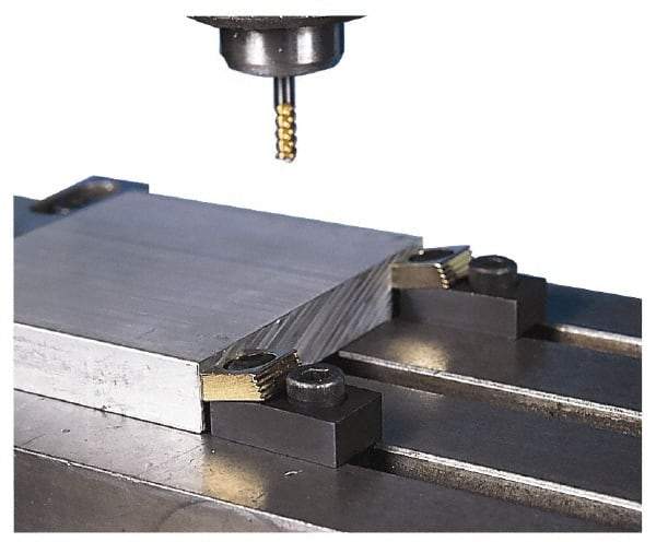 Mitee-Bite 1.94" OAL, 3/4" T slot, 17,792.89 N Holding Force, Steel, T Slot Toe Clamp 0.62" Body Height, 1" Jaw Wide x 0.38" Jaw Height, 1" Overall Height, 1.12" Wide - Industrial Tool & Supply