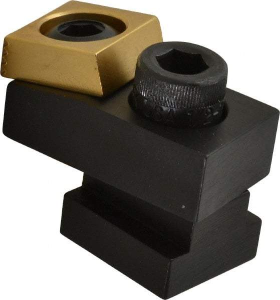 Mitee-Bite 1.94" OAL, 11/16" T slot, 17,792.89 N Holding Force, Steel, T Slot Toe Clamp 0.62" Body Height, 1" Jaw Wide x 0.38" Jaw Height, 1" Overall Height, 1.12" Wide - Industrial Tool & Supply